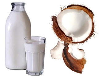 Receita do leite de coco natural