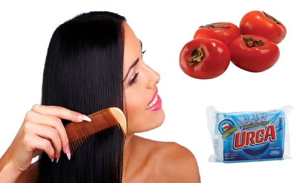 Alisamento Natural com Sabão de Coco e Caqui Alisamento Natural com Sabão de Coco e Caqui