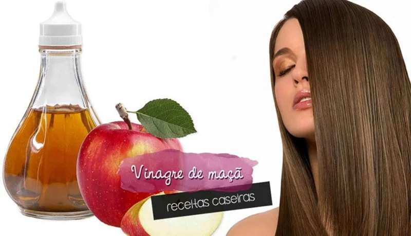 Vinagre de maçã no cabelo