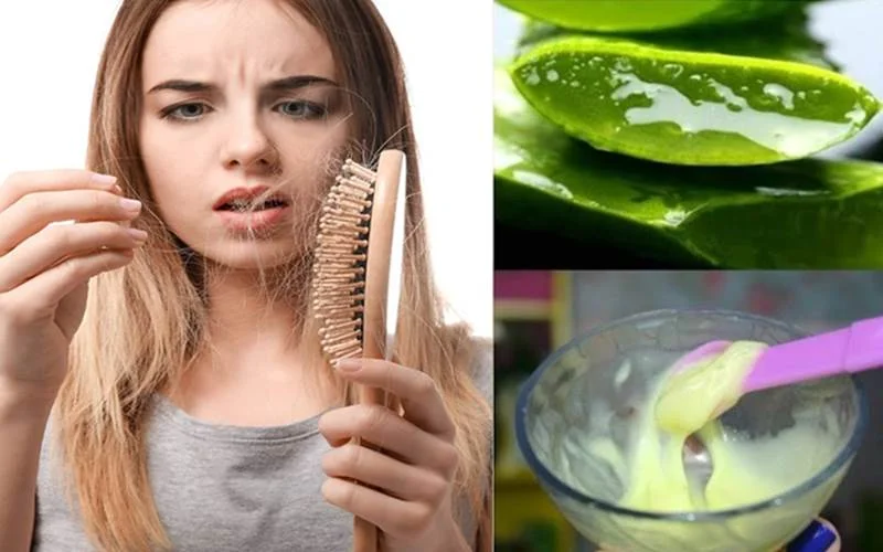 Receita para queda de cabelo com babosa