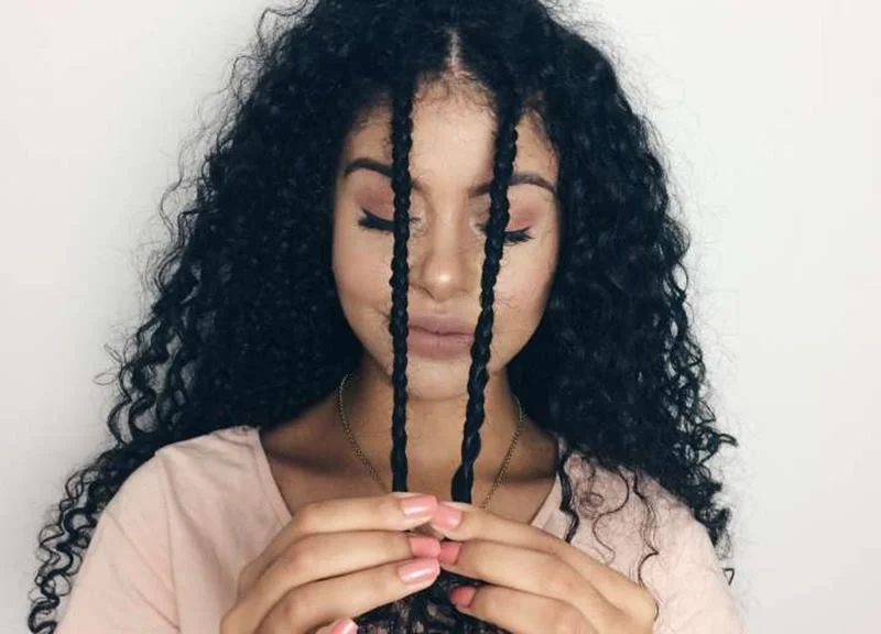 twist no cabelo