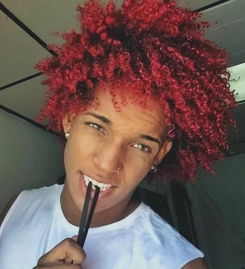 Cabelo de best sale homem vermelho