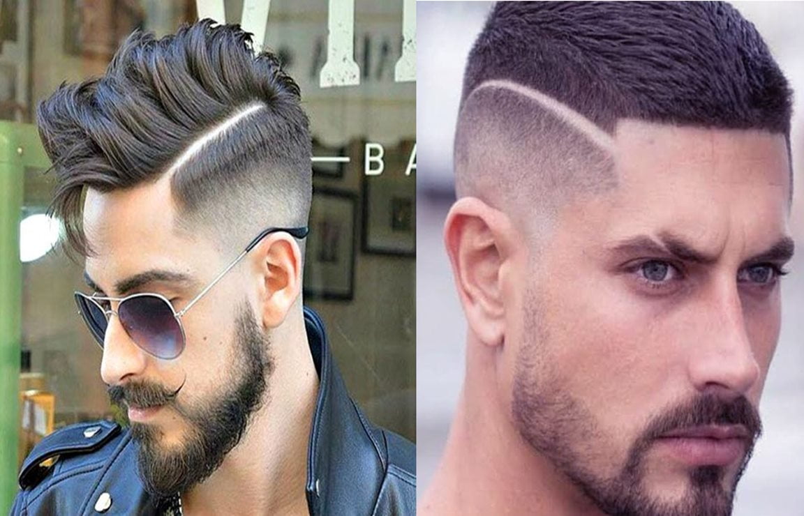 Listra no cabelo masculino: Dicas e fotos