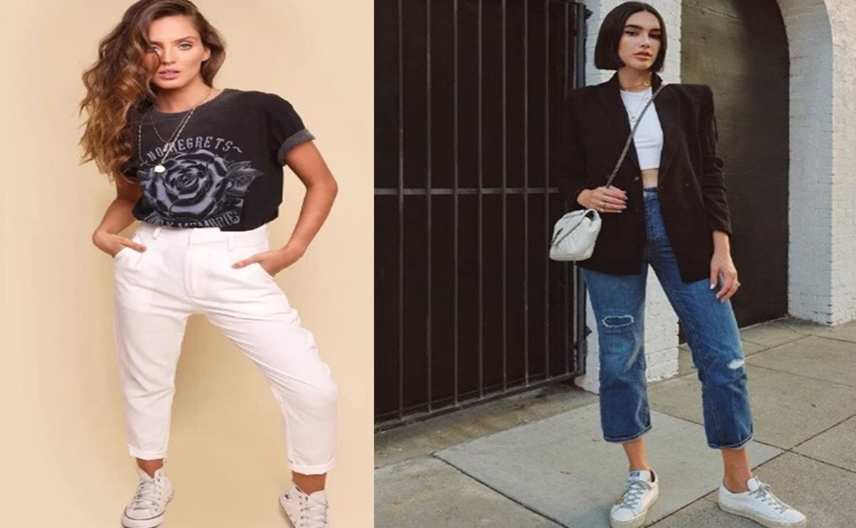 looks chiques com tênis